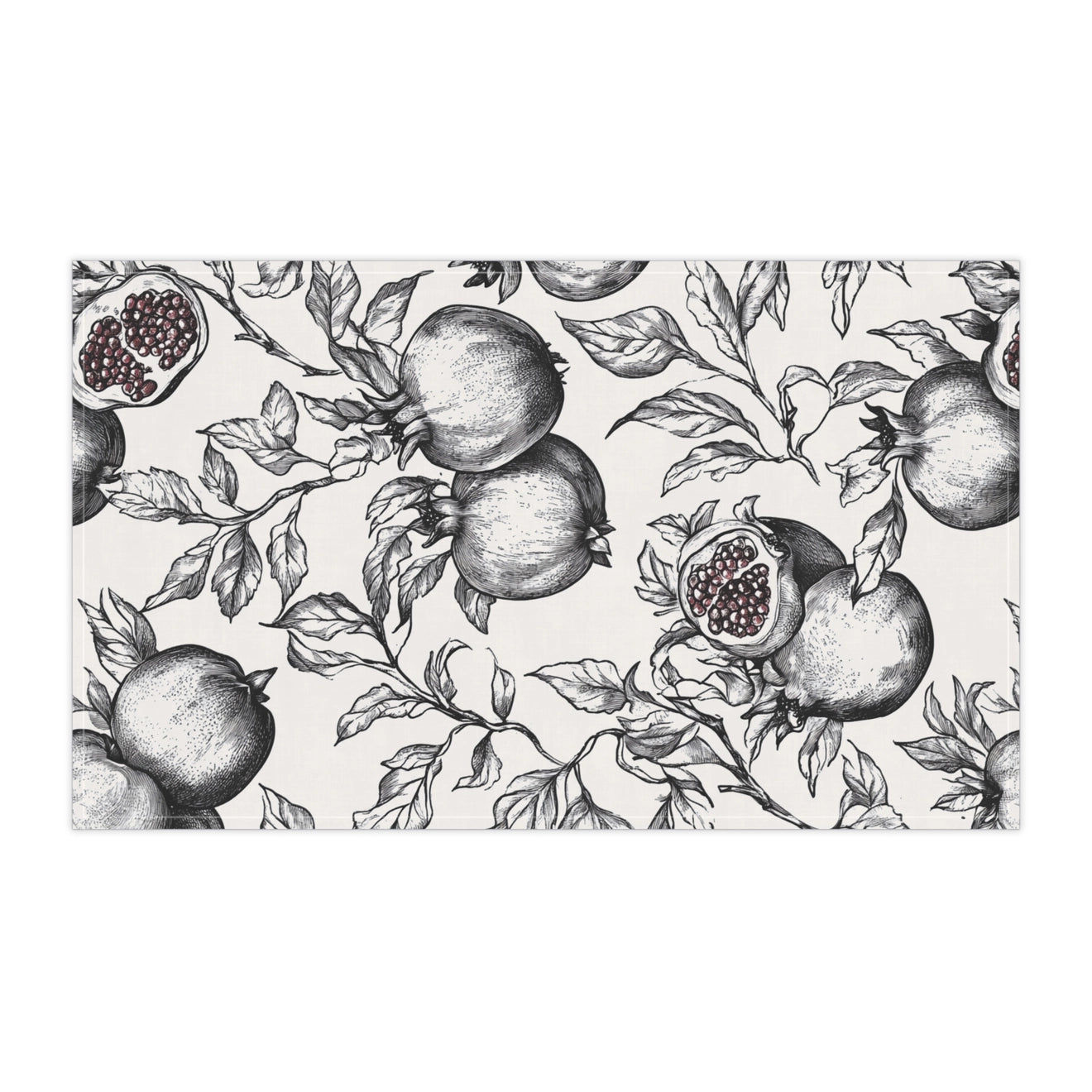 Nimbus Design - Pomegranate Print Cotton Tea Towel