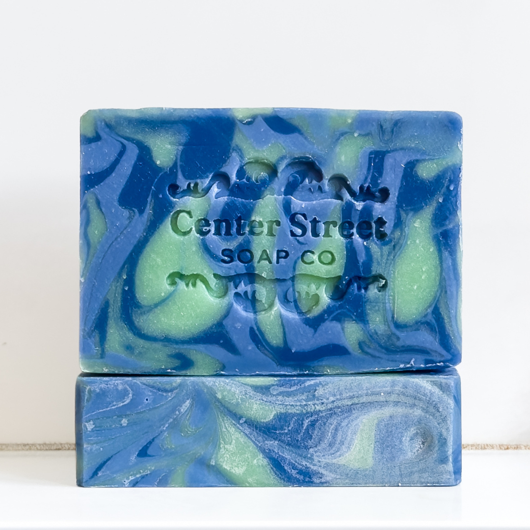 Center Street Soap Co. - Wild Maine Blueberry Vegan Handmade Bar Soap - 4oz