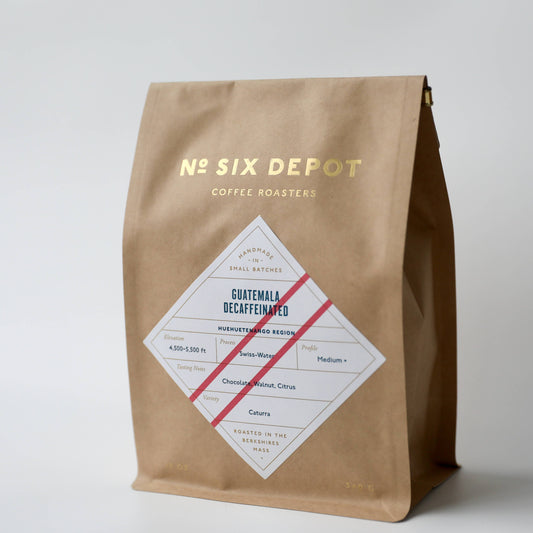 No. Six Depot - Guatemala Swiss Water Decaf Whole Bean Coffee - 12oz