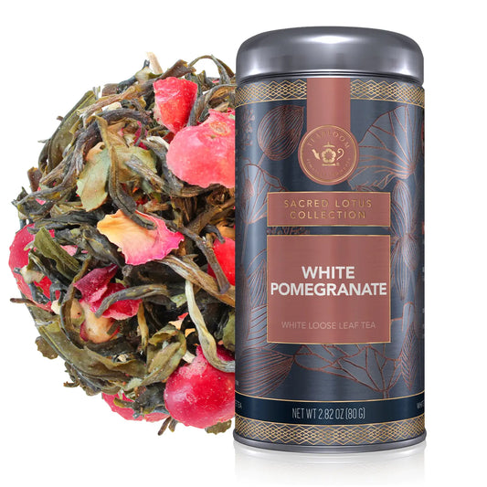 Teabloom - White Pomegranate Loose Leaf Tea - 80g